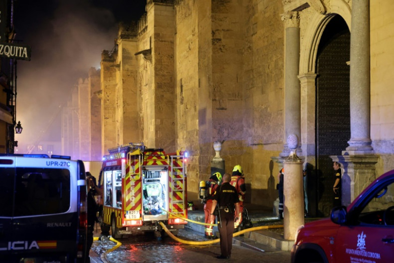 Fire extinguished, historic mosque-cathedral in southern Spain 'saved'