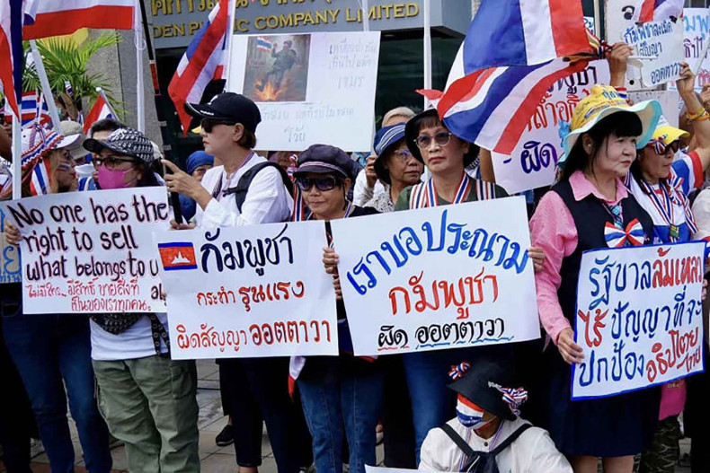 Cambodian landmine use sparks Thai protests
