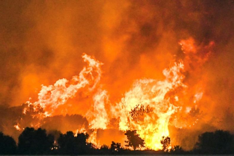 Thousands battle Greek fires as heatwave bakes Europe