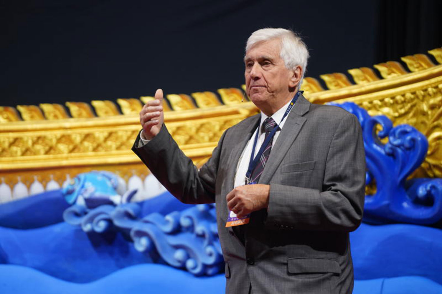 Prof Dr Nick Finer, British consultant in obesity medicine and endocrinology, speaks on the significance of semaglutide &mdash; a GLP-1 receptor agonist &mdash; which plays a key role in regulating appetite, particularly in individuals who eat due to hunger. (Photo: Wisuttipong Rodpai)  