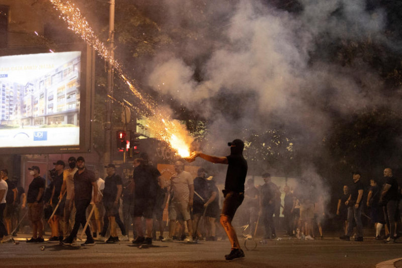 Violent protests rock Serbia in challenge to strongman president