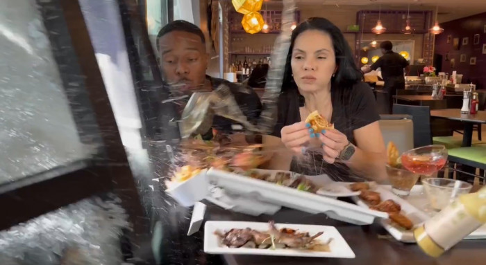 Bangkok Post - Food influencers cheat death as SUV crashes into restaurant