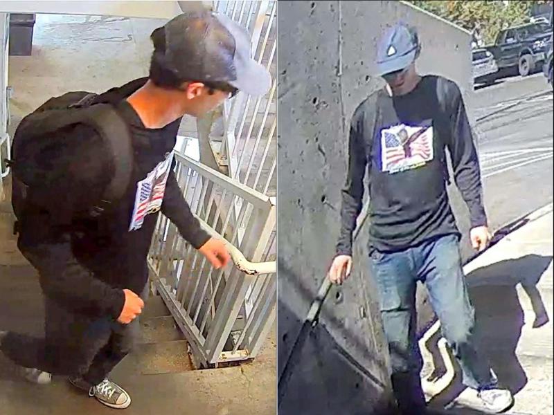 This combination of image released by the Federal Bureau of Investigation (FBI) on Thursday shows photos of a person of interest in the investigation into the fatal shooting of Charlie Kirk that occurred on Wednesday at Utah Valley University in Orem, Utah. (Photos via AFP)