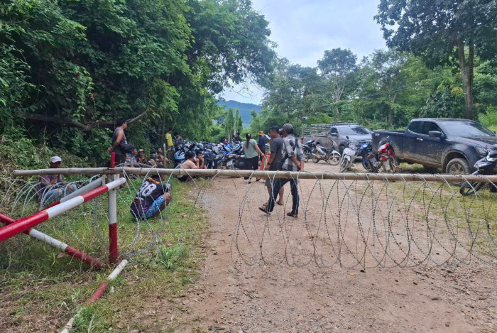 Myanmar planes bomb rebel village near the border in Kanchanaburi