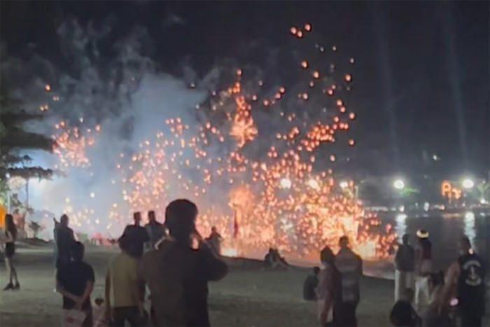 Туристы на Пхукете ранили отдыхающего фейерверками