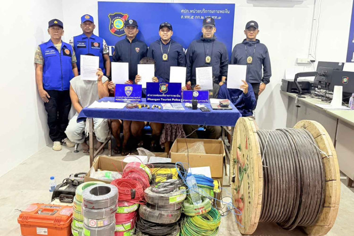 Myanmar builders arrested for illegal contracting on Koh Phangan