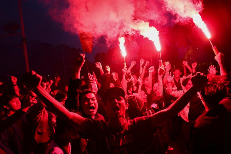 Bangkok Post - Indonesian students stage protest as Prabowo marks a ...