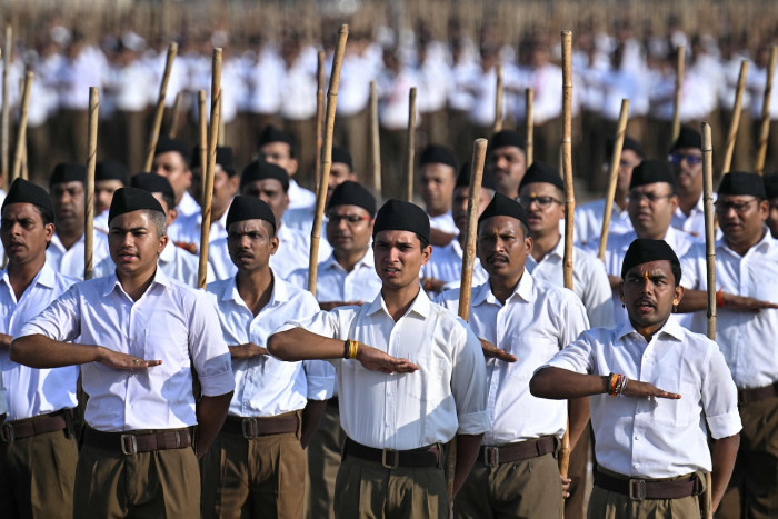 Hindu ultranationalist legions mark RSS centenary