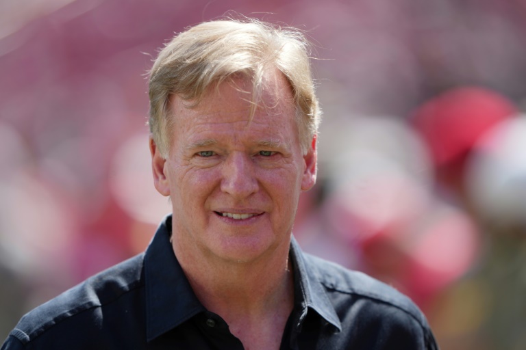 NFL Commissioner Roger Goodell says the league is unconcerned by criticism of the decision to choose Latin star Bad Bunny as the lead performer at next year's Super Bowl halftime show. (Photo: AFP)