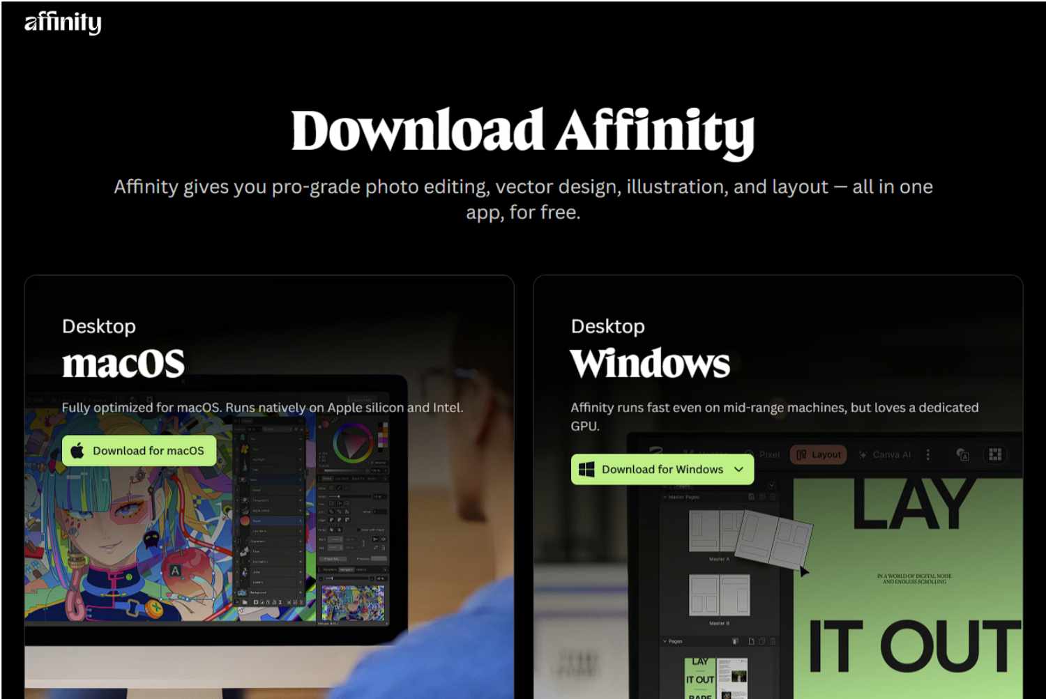 Bangkok Post – Canva เสนอการดาวน์โหลด Affinity ฟรีสำหรับ Windows และ Mac
