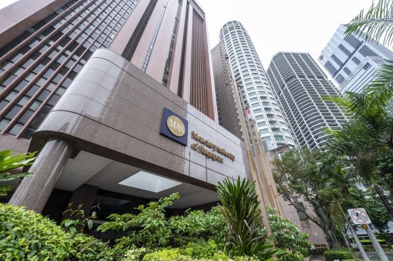 The Monetary Authority of Singapore, in Singapore, on Jan 31, 2023. (File photo: Bloomberg)