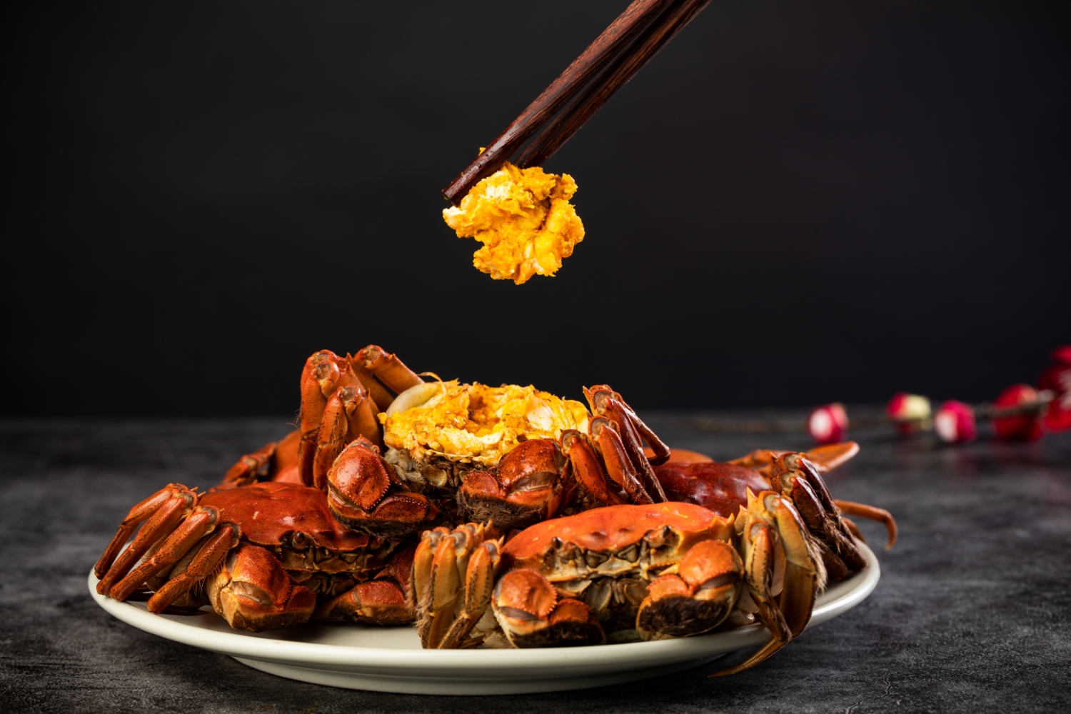 Yangcheng Lake Hairy Crab — a seasonal delicacy available only in autumn.