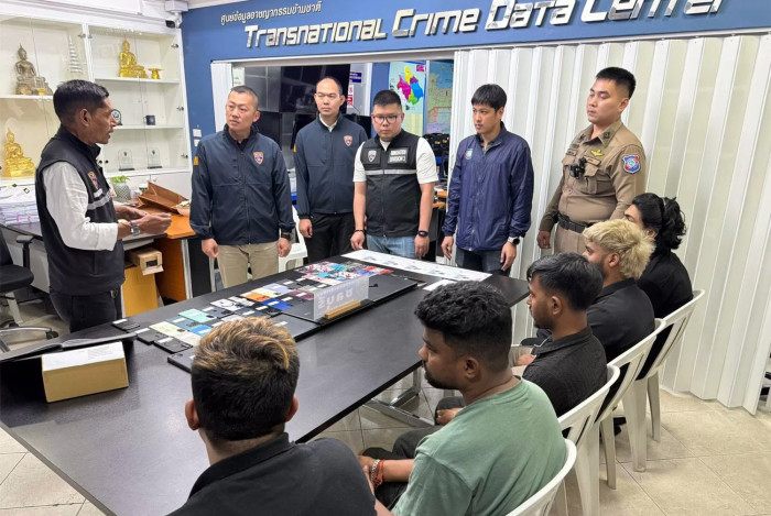 Five Indians held in Pattaya online gambling raid