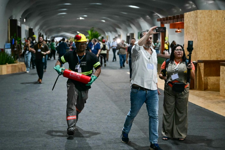 Delegates are set to resume their negotiations after a dramatic fire on Thursday afternoon torched a hole through the fabric ceiling of the COP30 venue, forcing a panicked evacuation.