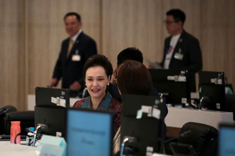 Commerce Minister Suphajee Suthumpun attends the first economic ministers' meeting, chaired by Prime Minister Anutin Charnvirakul, at parliament on Oct 15, 2025. (Photo: Chanat Katanyu)