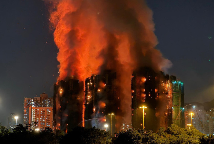 At least 13 dead in Hong Kong high-rise blaze