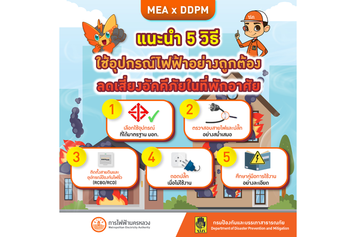 MEA, DDPM urge safe appliance use at home