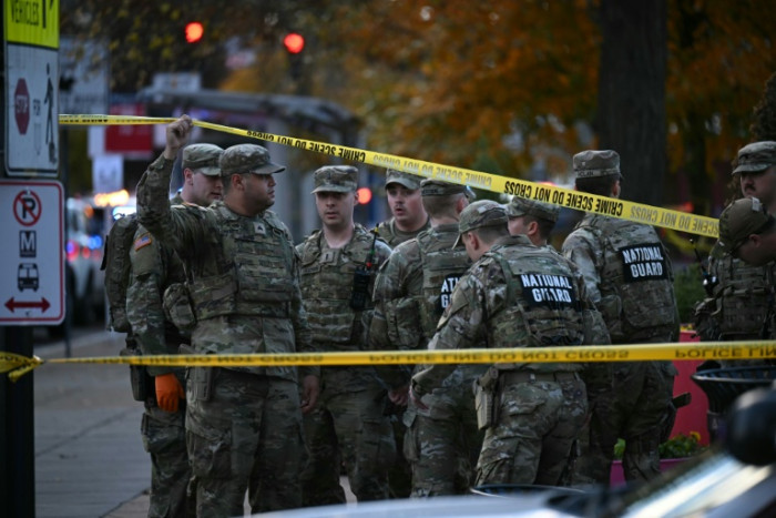 Two National Guard soldiers shot near White House, suspect in custody