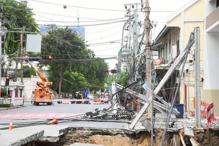 MEA Restores Power After Samsen Road Subsidence