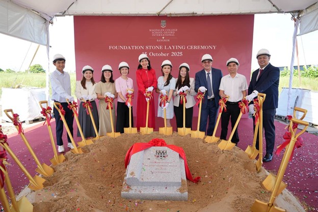 MCS Oxford Bangkok Founding Team at the Stone Laying Ceremony