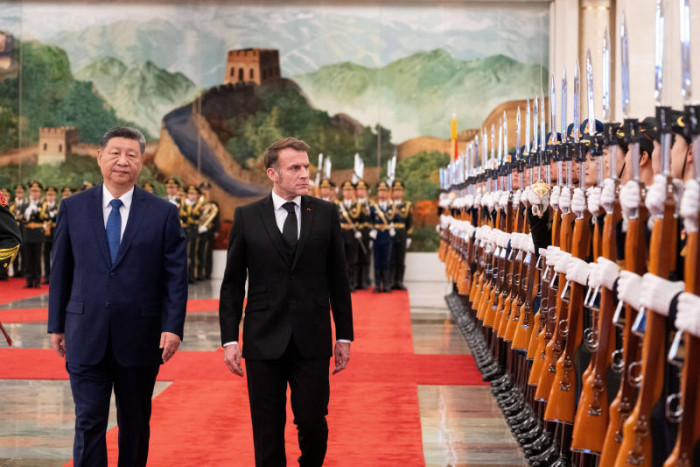 Macron seeks Xi’s support on Ukraine, calls for China investment