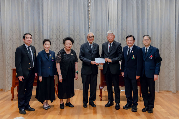 Donation to Thai Red Cross Society for flood relief