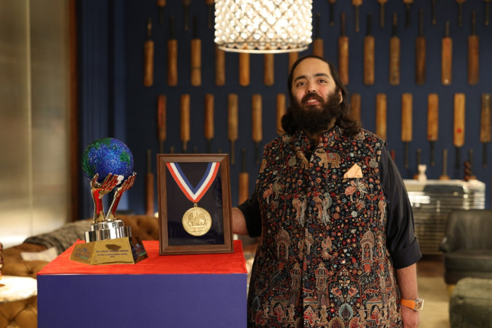 Anant Ambani Receives Global Humanitarian Award