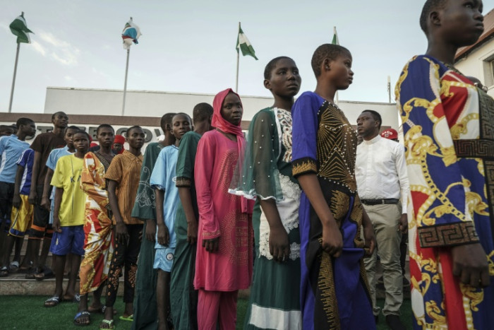 100 abducted Nigerian children handed over to state officials