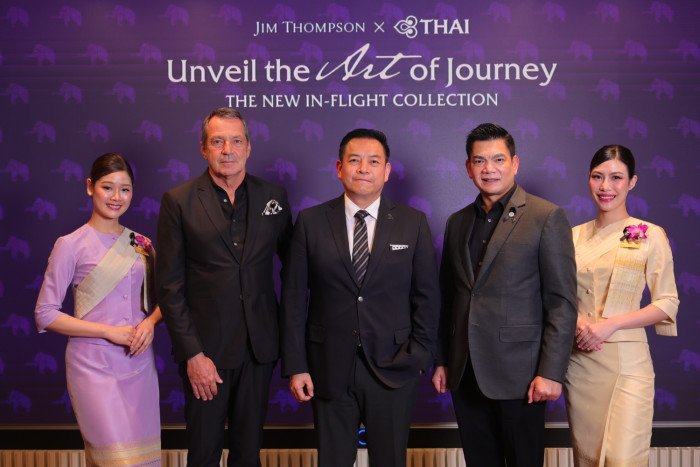 Thai Airways and Jim Thompson Unveil Latest In-Flight Collection