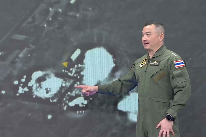 Cambodian rockets destroyed, oil and warfare supply blockade intensified