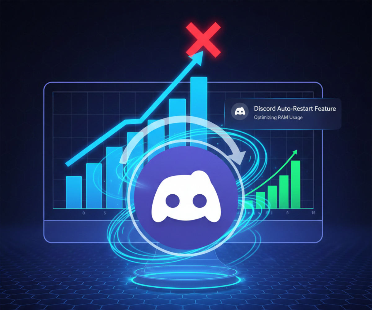 Discord plans auto-restart feature to tackle high RAM usage