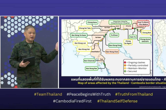 No letup in Cambodian shelling of Thai civilian areas, army says