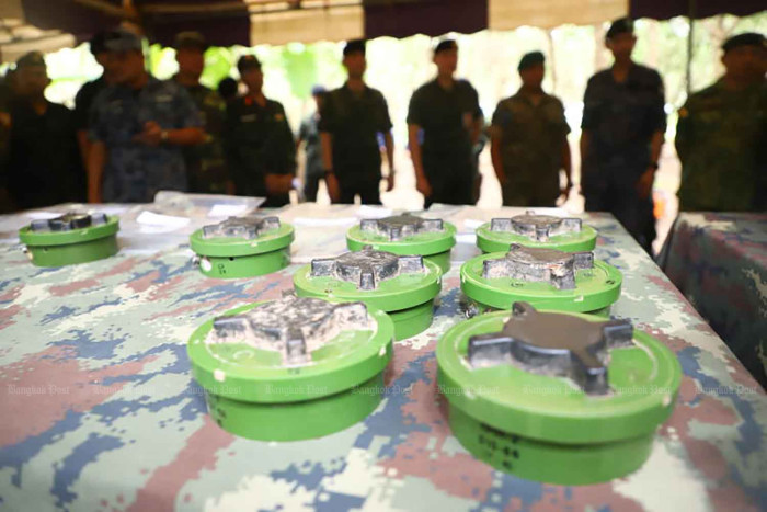 Another Thai soldier wounded by Cambodian landmine