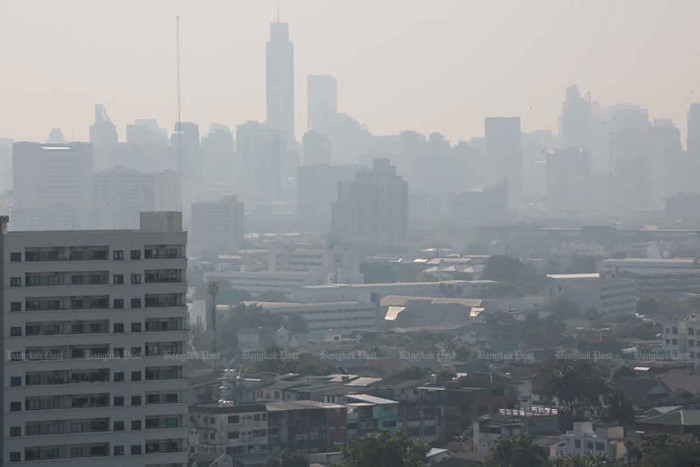 Unsafe levels of smog in most of Thailand, including Bangkok
