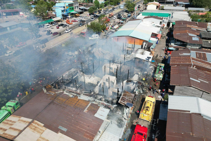 Angry son denied money, burns down neighbourhood