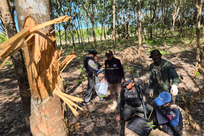 120 artillery shells cleared from Buri Ram farmland