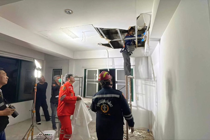 Human skeleton found in house ceiling