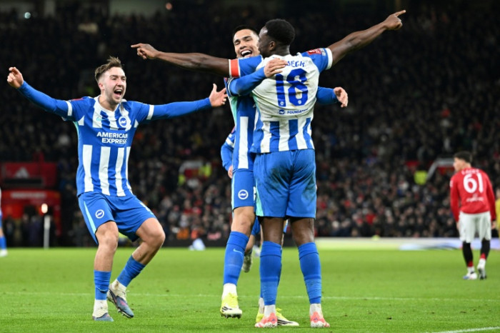 Man Utd knocked out of FA Cup by Brighton, Martinelli hits hat-trick for Arsenal