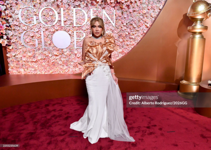 Som-o Thanyarat graced the red carpet at the 83rd Golden Globe Awards in Los Angeles