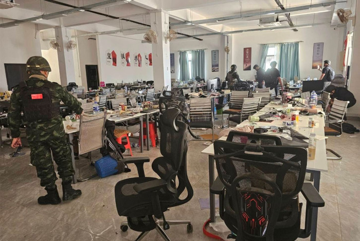 Scammer hideout near Thai-Cambodian border dismantled