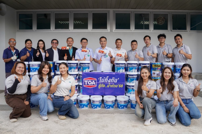 TOA brings smiles back to Hat Yai with volunteer repainting after 2025 floods