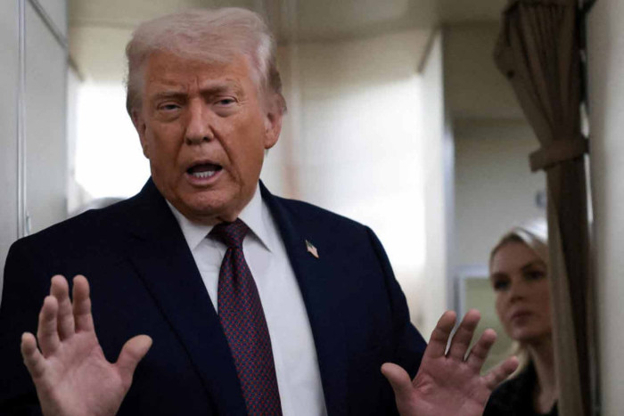 Loud threats, quiet retreats from Trump