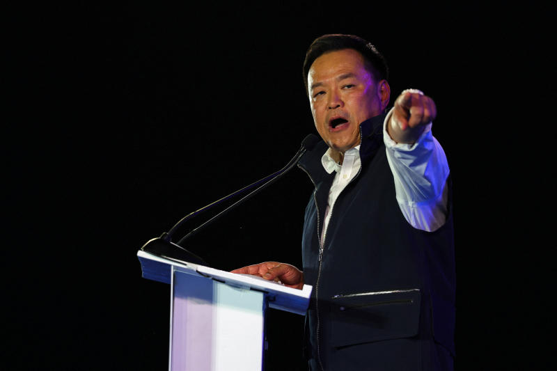 Caretaker Prime Minister Anutin Charnvirakul, the Bhumjaithai Party leader and prime ministerial candidate. (Photo: Reuters)