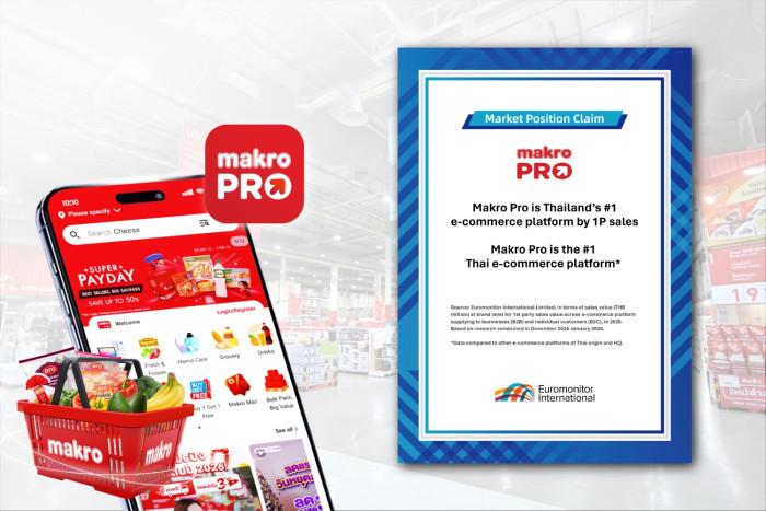 Makro PRO Ranked the #1 Thai E-Commerce Platform