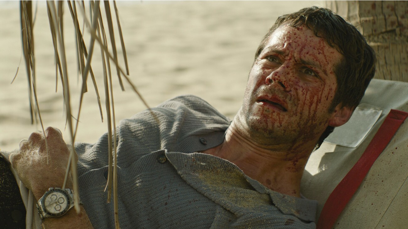 Dylan O’Brien as Bradley Preston in 20th Century Studios’ SEND HELP. Photo courtesy of 20th Century Studios. 