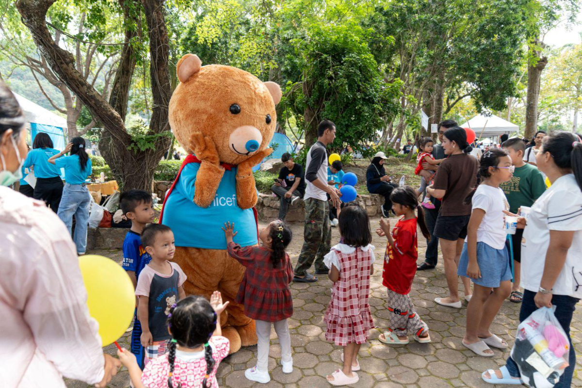 After the water receded, laughter returned