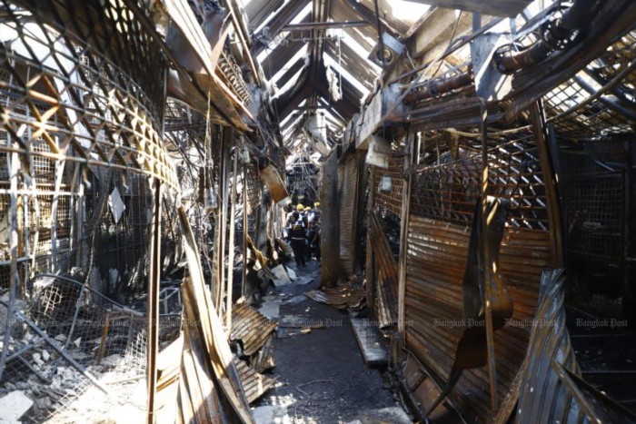 Fire destroys 28 stalls at Chatuchak Weekend Market