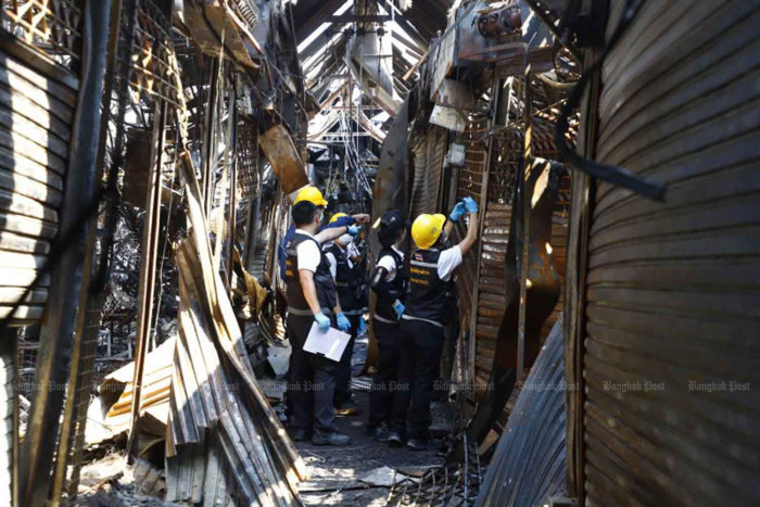 Chatuchak fire prompts safety review, vendor relief