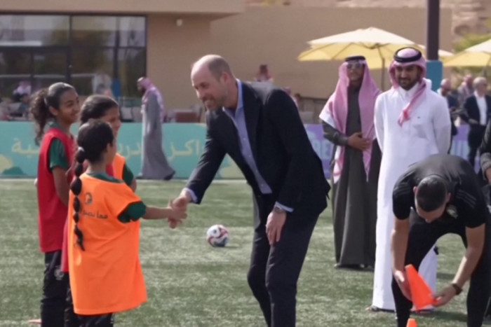 Britain's Prince William makes first official visit to Saudi Arabia