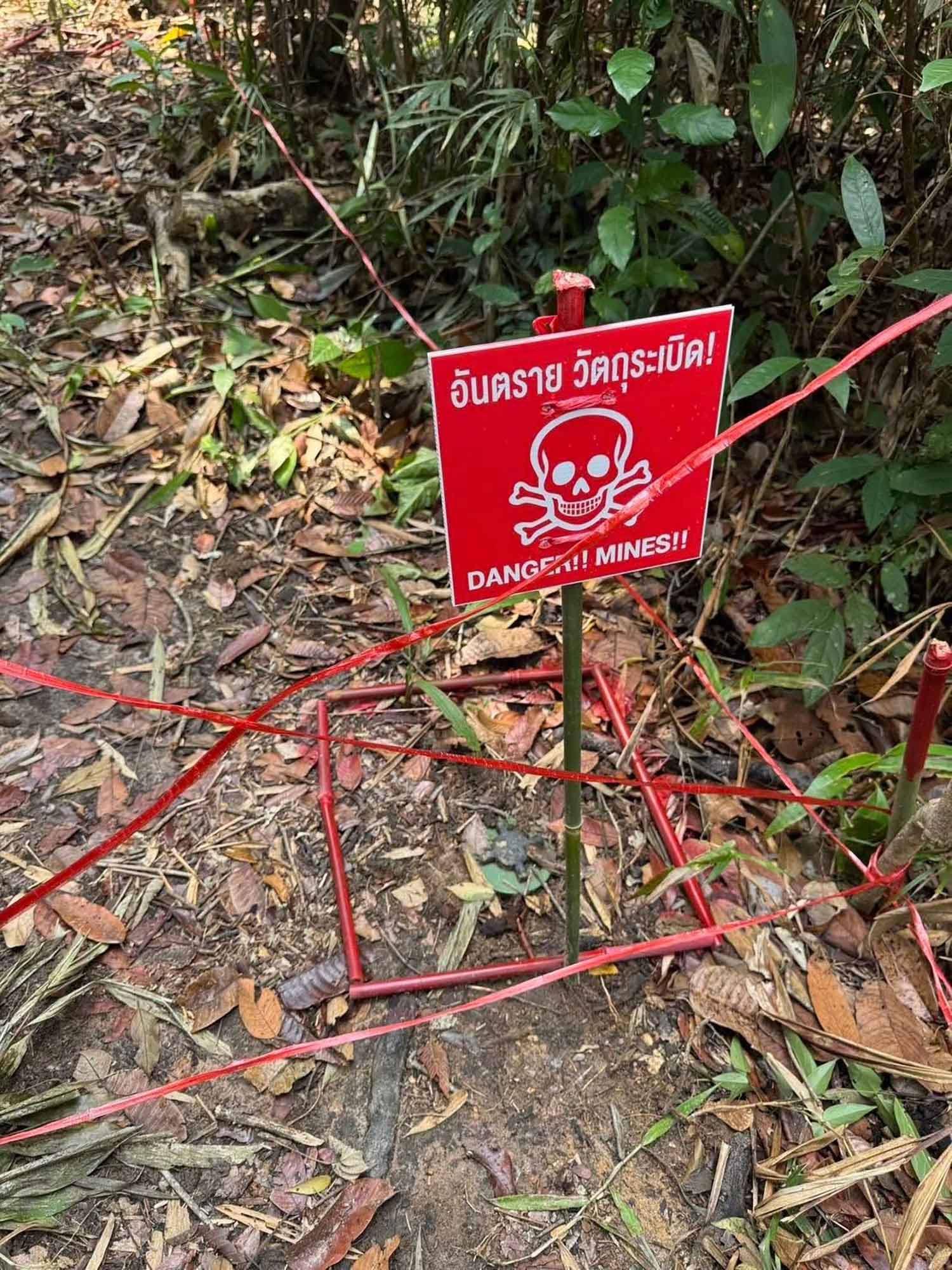 Reports of 6 newly laid mines near Cambodia